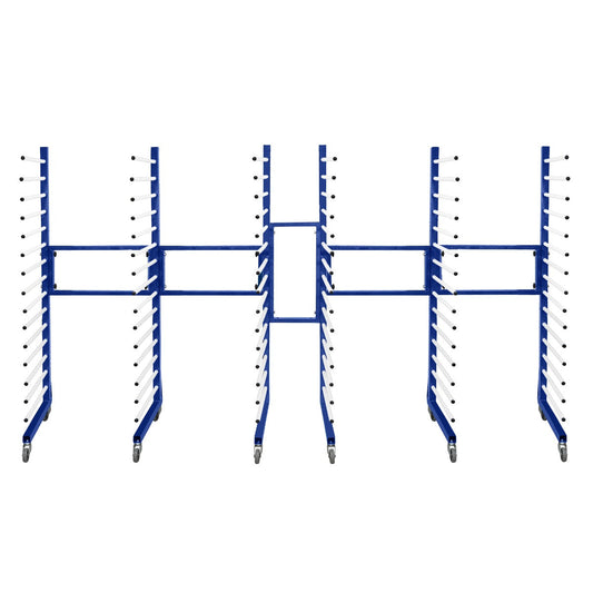 Combi Spray Drying Rack Trolley x 3 & 2 Connectors