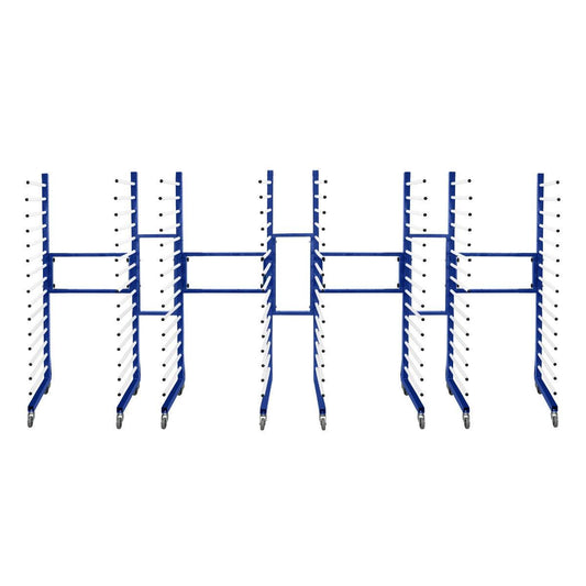 Combi Spray Drying Rack Trolley x 4 & 3 Connectors