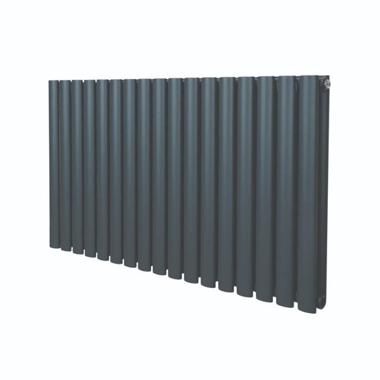 Oval Column Radiator 600mm x 1020mm Anthracite Grey