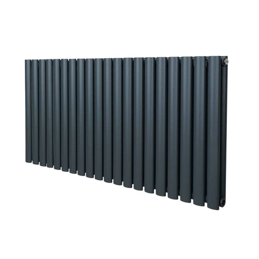 Oval Column Radiator 600mm x 1200mm Anthracite Grey