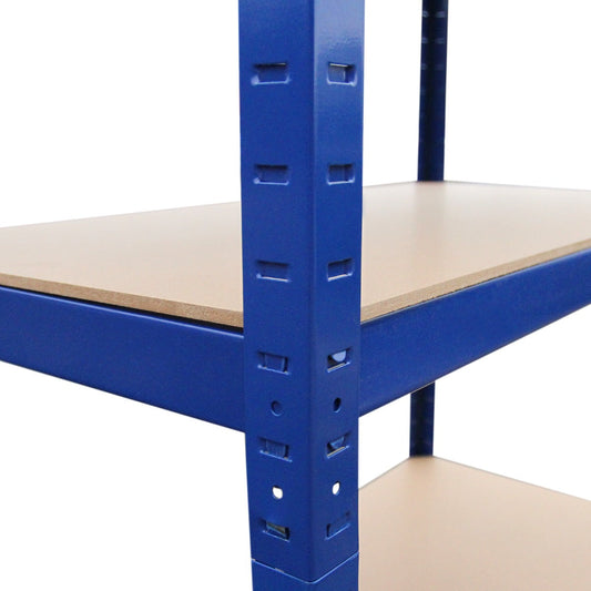 Racking T-Rax Metal Storage Shelves, Blue, 90cm W, 45cm D
