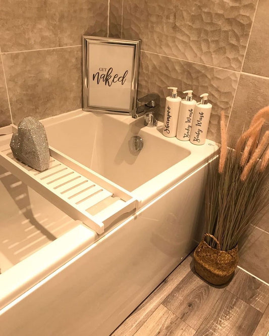 Get Naked Marble Bathroom Wall Decor Print (With Or Without Marble)-0