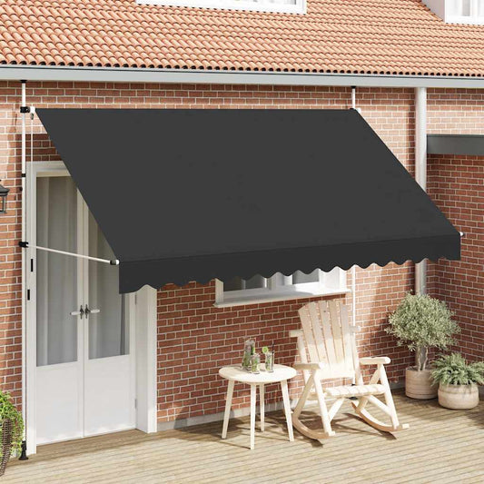 Manual Retractable Awning 350 cm Anthracite