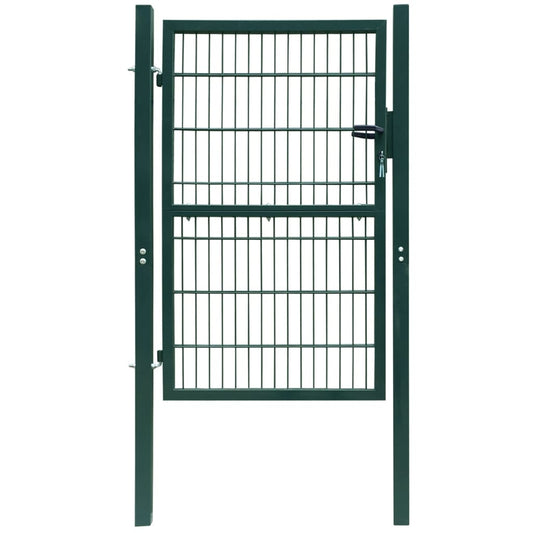 2D Fence Gate Single Green 106 x 210 cm