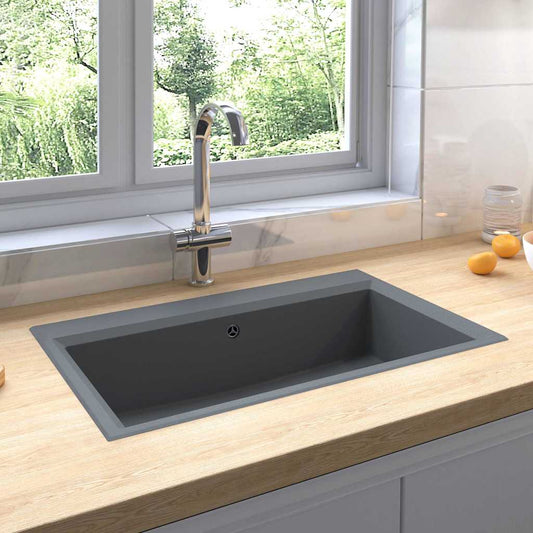 Kitchen Sink Grey 790x500x193 mm Granite