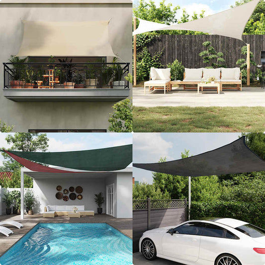 Sunshade Sail 160 g/m² Triangular Orange 4.5x4.5x4.5 m HDPE