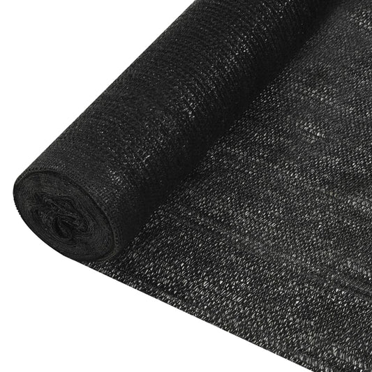 Privacy Net Black 1.2x10 m HDPE 150 g/m²