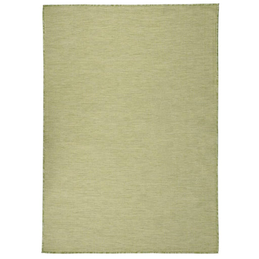 Outdoor Flatweave Rug 200x280 cm Green