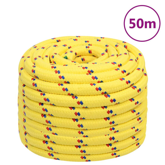 Boat Rope Yellow 20 mm 50 m Polypropylene