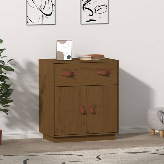 Sideboard Honey Brown 65.5x40x75 cm Solid Wood Pine