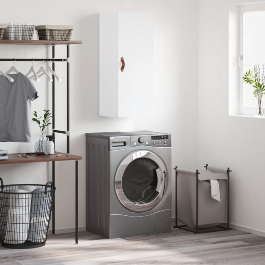 Wall Mounted Cabinet White 34.5x34x90 cm