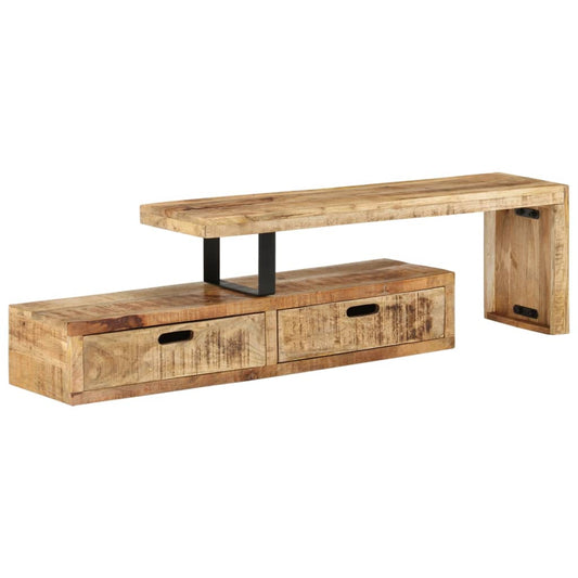 TV Stand (118-200)x30x40 cm Solid Wood Mango