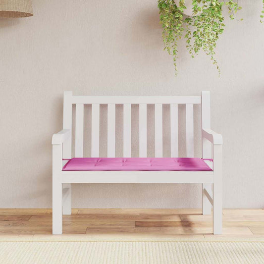 Garden Bench Cushion Pink 100 x 50 x 4 cm Oxford fabric
