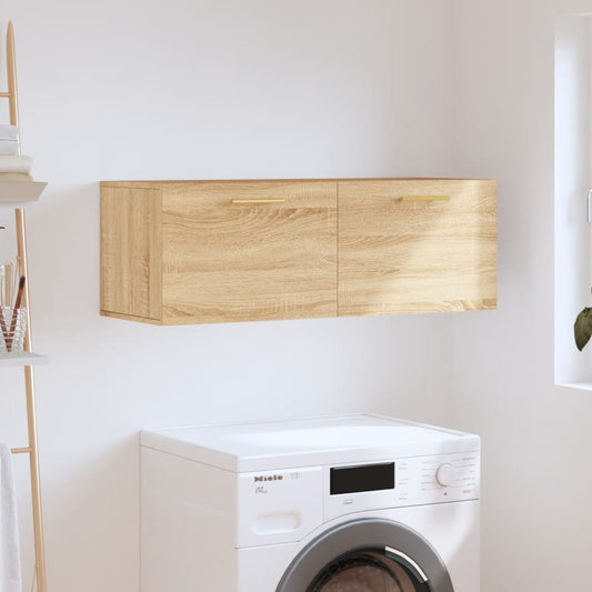 Wall Cabinet Sonoma Oak 100x36.5x35 cm Engineered Wood