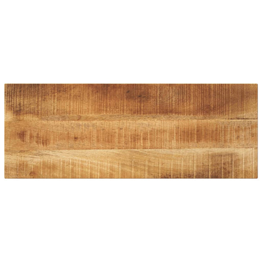 Table Top 90x30x2.5 cm Rectangular Solid Wood Rough Mango