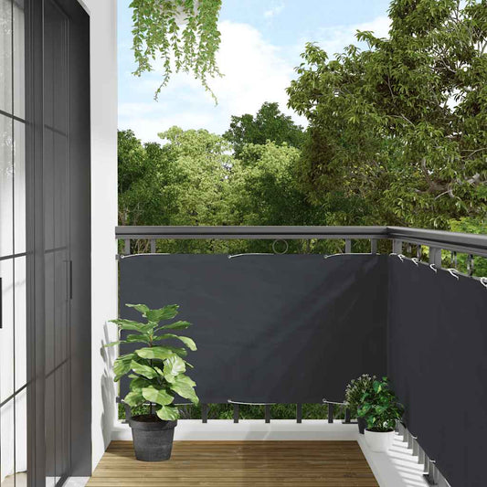 Balcony Privacy Screen Anthracite 800x75 cm PVC