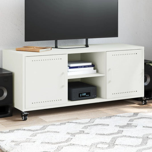 TV Cabinet White 100.5x39x43.5 cm Steel