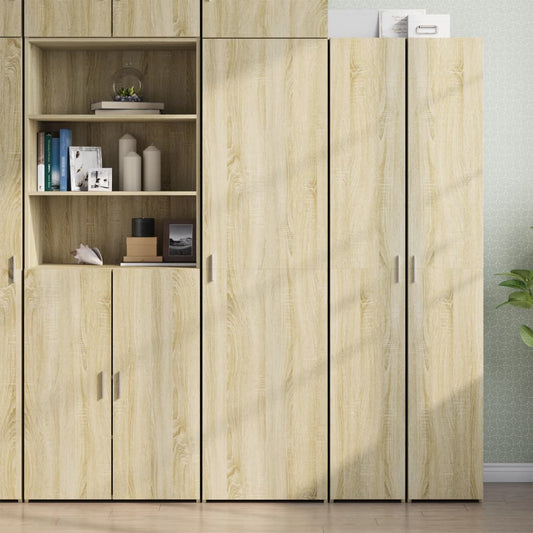 Highboard Sonoma Oak 50x42.5x185 cm Engineered Wood