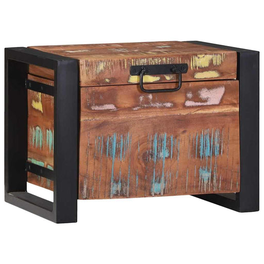 Storage Chests 40x30x30cm Solid Reclaimed Wood and Metal