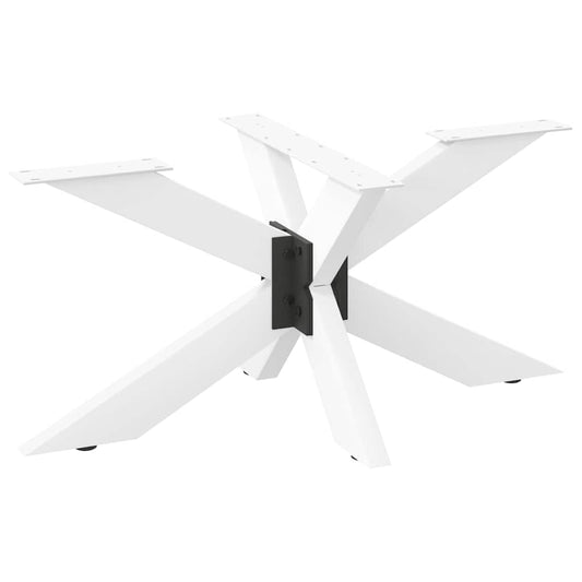 Coffee Table Leg Spider Shape White 98x58x 42-43 cm Steel