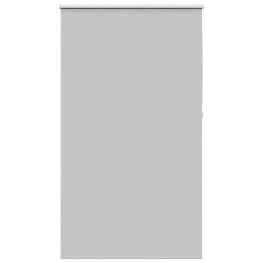 Roller Blind Blackout Light Grey 130x210 cm Fabric Width 126.6 cm Polyester