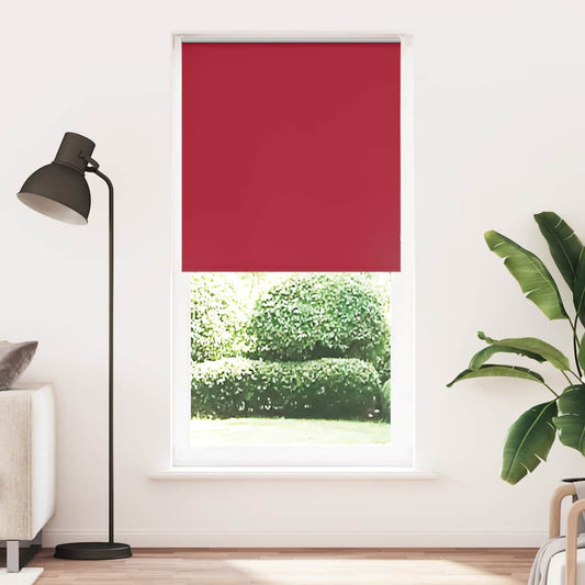 Roller Blind Blackout Red 90x230 cm Fabric Width 85.7 cm Polyester