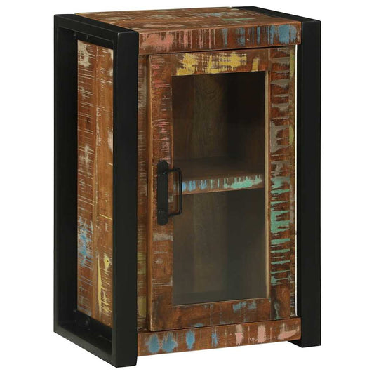 Bathroom Wall Cabinet Multicolour 40x30x60 cm Solid Wood Reclaimed