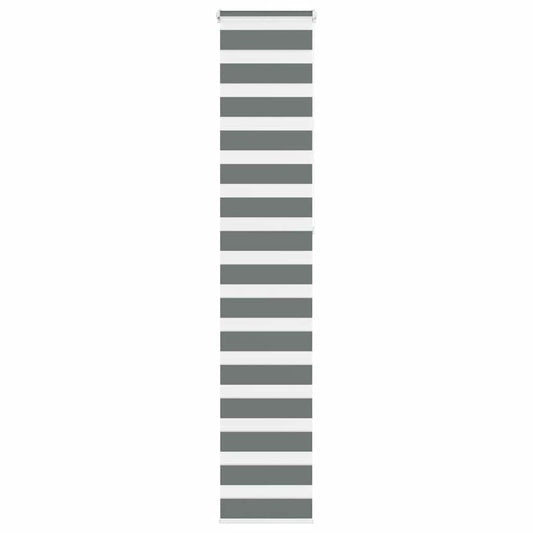 Zebra Blind Dark Grey 45x230 cm Fabric Width 40.9 cm Polyester