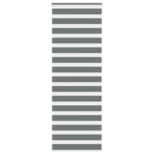 Zebra Blind Dark Grey 75x230 cm Fabric Width 70.9 cm Polyester