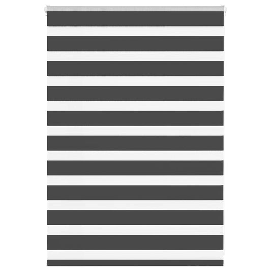 Zebra Blind Black 95x100 cm Fabric Width 90.9 cm Polyester