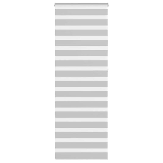 Zebra Blind Light Grey 70x230 cm Fabric Width 65.9 cm Polyester