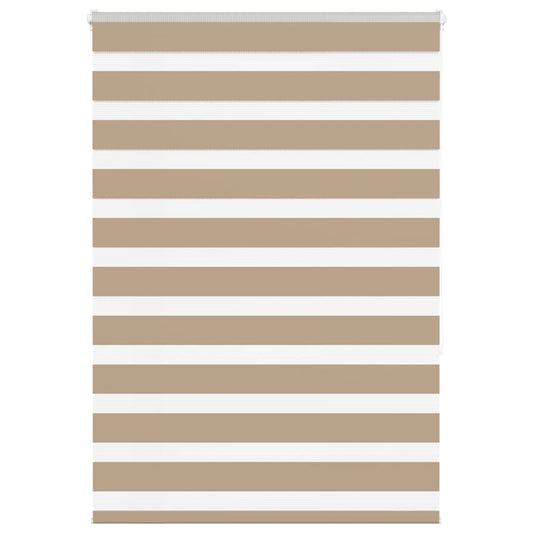 Zebra Blind Sand Brown 110x150 cm Fabric Width 105.9 cm Polyester