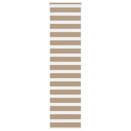 Zebra Blind Sand Brown 65x200 cm Fabric Width 60.9 cm Polyester