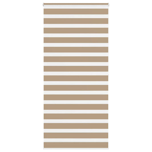 Zebra Blind Sand Brown 100x200 cm Fabric Width 95.9 cm Polyester