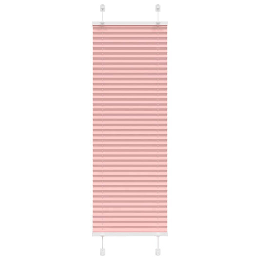 Pleated Blind Pink 50x150 cm Fabric Width 49.4 cm Polyester