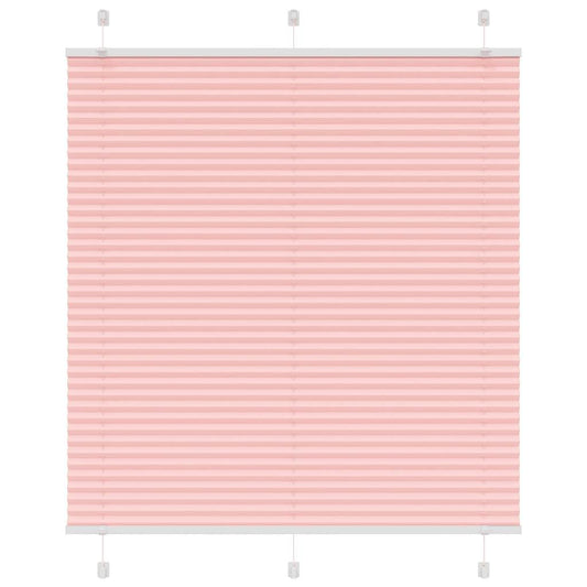 Pleated Blind Pink 115x150 cm Fabric Width 114.4 cm Polyester