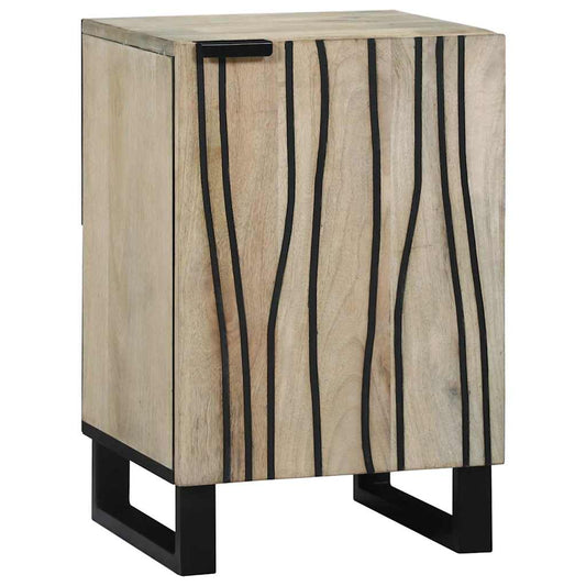 Bathroom Cabinet with Shelf Brown and Black 38 x 33.5 x 58 cm