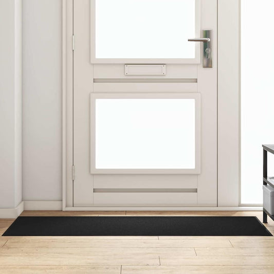 Rectangular Door Mat Black 60x180 cm