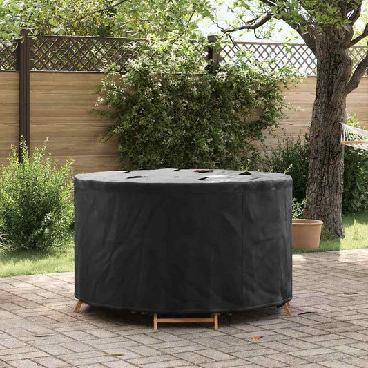 Outdoor Furniture Cover Black 128 x 128 x 71 cm 600D fabric
