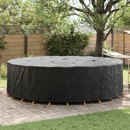Outdoor Furniture Cover Black 320 x 320 x 85 cm 420D fabric