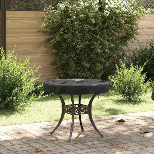 Outdoor Table Cover Black 62 x 62 x 10 cm 210D fabric
