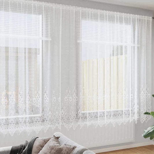 Curtains with Curtains White 1200x220cm Polyester