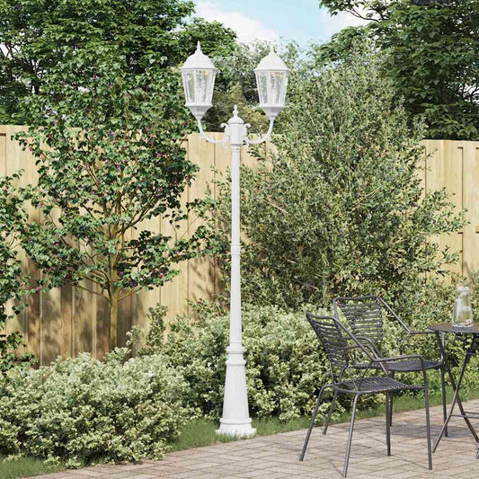 Garden Light White 235 cm Aluminium