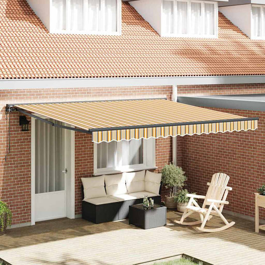 Retractable Awning Manual Anthracite 400x300 cm