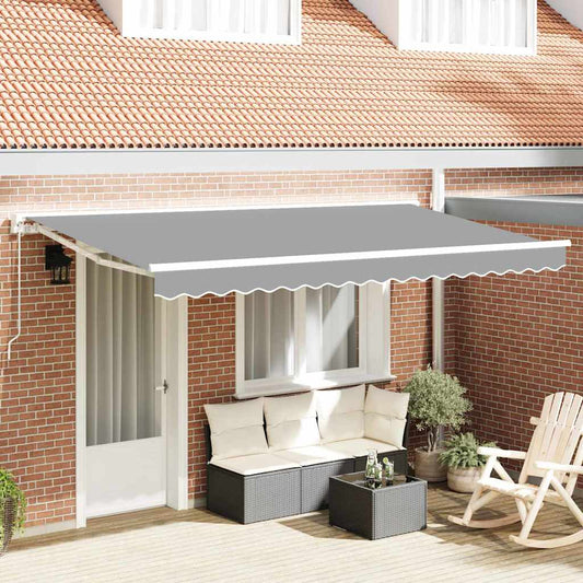 Semi-Cassette Awning Frame Retractable Manually-Operated Metal