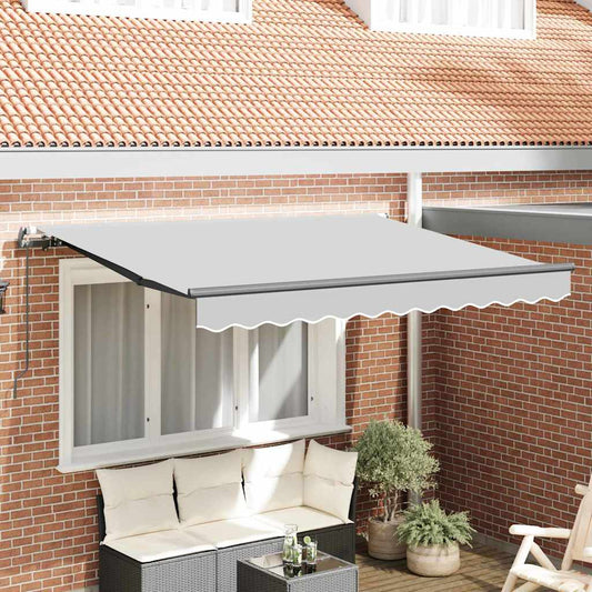 Awning Frame Retractable Manually-Operated 3.5x2 cm Metal