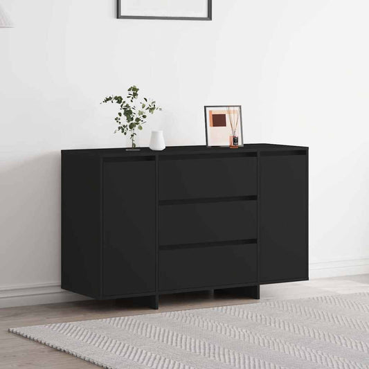 Sideboard Black 120x41x75 cm Engineered Wood