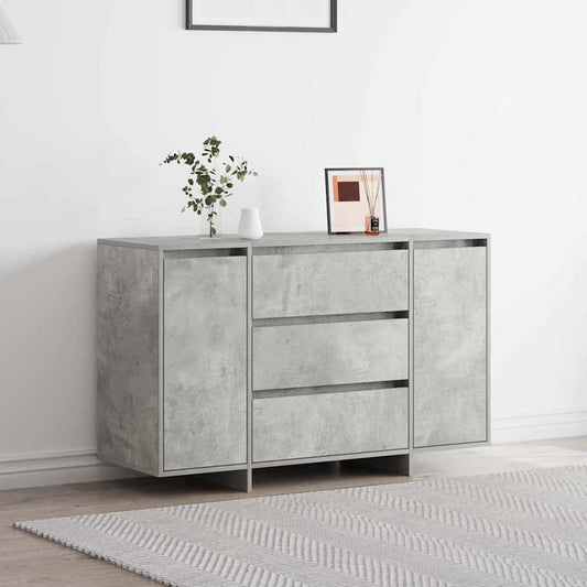 Sideboard Concrete Grey 120x41x75 cm Engineered Wood