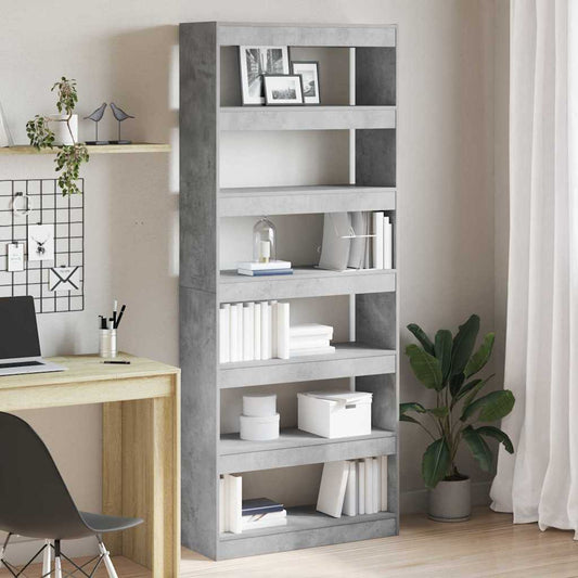 Concrete Grey Bookshelf Concrete grey Engineered wood