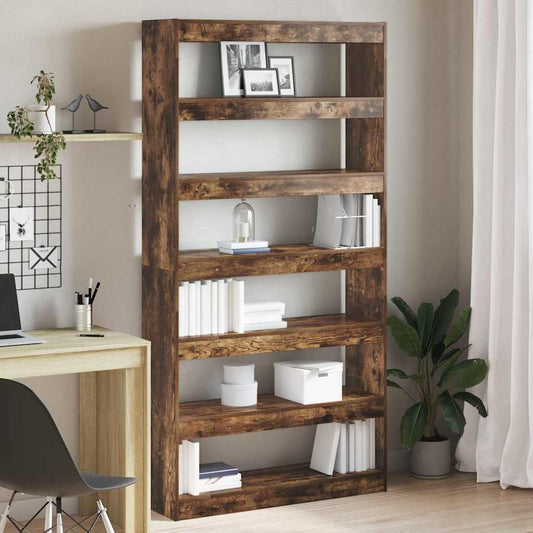 Brown Bookshelf Brown Engineered wood 100 x 30 x 198 cm
